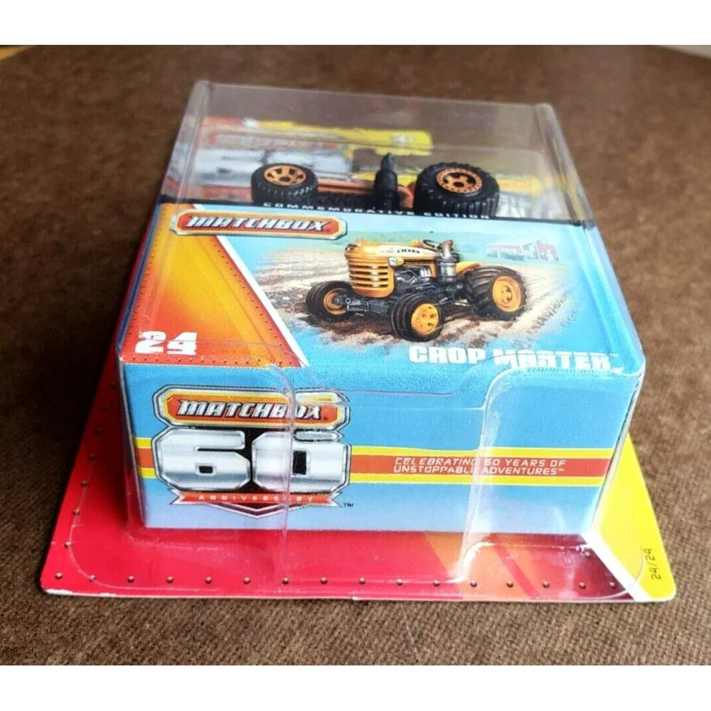 2013 Matchbox 60Th. Anniversary CROP MASTER Diecast Tractor Orange #24/24 #Y5345